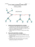 CCNA1 SKILL BASED EXAMINATION pot