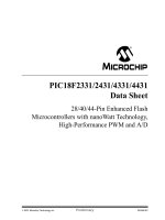 PIC18F2331/2431/4331/4431 Data Sheet28/40/44-Pin Enhanced Flash Microcontrollers with nanoWatt docx