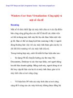 Windows User State Virtualization- Công nghệ và một số vấn đề pdf