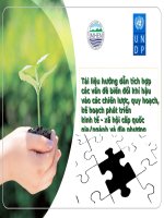 Tài liệu hướng dẫn tích hợp các vấn đề về biến đổi khí hậu doc