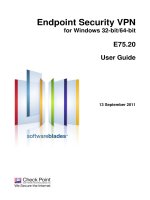 Endpoint Security VPN for Windows 32-bit/64-bit E75.20 User Guide pot