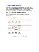 Khôi phục mật khẩu Joomla! pptx