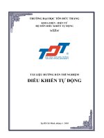 Tài liệu hướng dẫn điều khiển tự động pptx