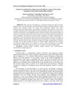 Flocculation dynamics of synthetic and activated sludge in wastewater treatment pptx
