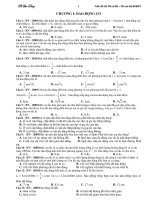 Tài liệu ôn thi đại học môn vật lý