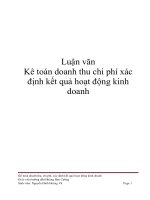 Kê toán doanh thu chi phí xác định kết quả hoạt động kinh doanh docx