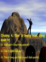 Chương 4. Tâm lý trong hoạt động quản trị pptx