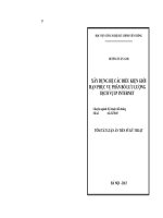XÂY DỰNG HỆ CÁC ĐIỀU KIỆN GIỚI  HẠN PHỤC VỤ PHÂN BỐ LƯU LƯỢNG  DỊCH VỤ IP INTERNET