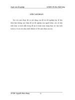 Tính toán thiết kế mạng lưới cấp nước khu dân cư Phong Phú 4