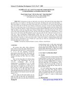 Báo cáo khoa học: Nghiên cứu sự cảm ứng isozyme endochitinase ở Trichoderma longibrachiatum TĐ16 pptx