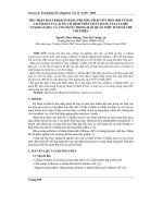 Báo cáo khoa học: Thu nhận Bacteriocin bằng phương pháp lên men bởi tế bào Lactococcus lactic cố định trên chất mang Cellulose vi khuẩn (BC) và ứng dụng trong bảo quản thịt tươi sơ chế tối thiểu docx
