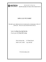 Tìm hiểu quy trình sản xuất phân hữu cơ sinh học công ty TNHH xây dựng thương mại sản xuất Nam Thành Ninh Thận