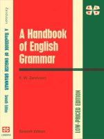 A HANDBOOK OF ENGLISH GRAMMAR R.W.Zandvoort potx
