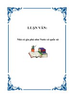 LUẬN VĂN:Nhà có gia phả như Nước có quốc sử pptx