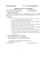 Đánh giá hiện trạng quản lý môi trường an toàn sức khỏe tại công ty Ajinomoto VN, khu công nghiệp Biên Hòa 1, tỉnh Đồng Nai