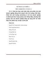 bài thảo luận marketing 1.2 ppt