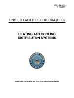 UNIFIED FACILITIES CRITERIA (UFC): HEATING AND COOLING DISTRIBUTION SYSTEMS ppt