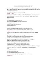 Những cách sử dụng khác nhau của get ppt