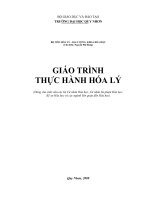 Giáo trình: Thực hành hóa lý doc