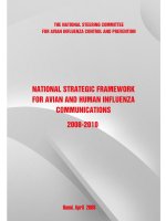 NATIONAL STRATEGIC FRAMEWORK FOR AVIAN AND HUMAN INFLUENZA COMMUNICATIONS 2008 - 2010 potx