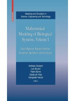 Mathematical Modeling of Biological Systems, Volume I pptx
