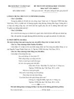 Đề thi và đáp án đề thi tuyển sinh đại học năm 2012 môn Văn khối C pptx