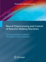 Neural Preprocessing and Control of Reactive Walking Machines pdf