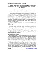 Báo cáo khoa học: Xây dựng hệ thống quản lý an toàn - sức khoẻ - môi trường cho khu liên hiệp xử lý chất thải rắn Tây Bắc, Thành Phố Hồ Chí Minh ppt