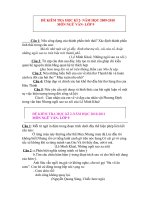 KIÊM TRA HỌC KÌ 2 MÔN VĂN, TOÁN LỚP 9 doc