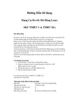 Hướng Dẫn Sử dụng Dụng Cụ Đo tốc Độ Bằng Laser SKF TMRT 1 và TMRT 1Ex pdf