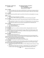 Kì thi tuyển sinh vào lớp 10 môn sinh học năm học 2010- 2011 -tỉnh Quảng Ngãi pdf