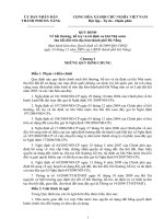 Qui định về bồi thường, hỗ trợ và taí định cư khi nhà nước thu hồi đất trên địa bàn thành phố Đà Nẵng docx