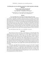 Tỷ lệ phân giải in sacco của chất khô, protein thô và chitin trong thức ăn chứa phụ phẩm tôm docx