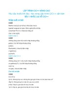 LẬP TRÌNH C/C++ NÂNG CAO potx