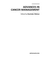 ADVANCES IN CANCER MANAGEMENT pptx