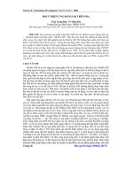 Báo cáo khoa học:Phát triển ứng dụng GIS trên PDA potx