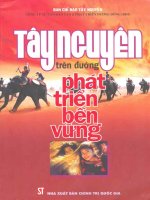 Tây nguyên trên đường phát triển bền vững pdf