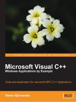Microsoft Visual C++ Windows Applications by Example ppt