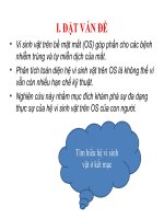 a dạng hệ vi sinh vật ở kết mạc mắt pptx