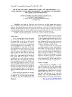 Báo cáo khoa học: Ảnh hưởng của nhiệt độ đế lên cấu trúc và tính chất điện của màng dẫn điện trong suốt SnO2:Sb được chế tạo bằng phương pháp phún xạ Magnetron phản ứng potx