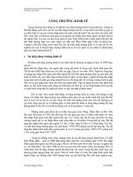 Kinh tế vĩ mô - Tăng trưởng kinh tế ppt