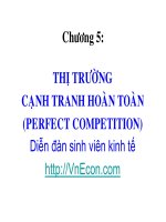 Thị trường cạnh tranh toàn cầu docx