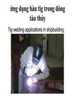 Ứng dụng hàn tig trong đóng tàu thủy potx