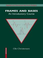 Applied and Numerical Harmonic Analysis: Frames And Bases An Introductory Course pot