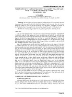 Báo cáo khoa học: Nghiên cứu xử lý và tái sử dụng một số loại bùn thải chứa kim loại nặng bằng ứng dụng quá trình ổn định hóa rắn ppt
