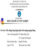 báo cáo đồ án tốt nghiệp  xây dựng ứng dụng dựa trên mạng ngang hàng