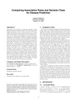Comparing Association Rules and Decision Trees for Disease Prediction pptx