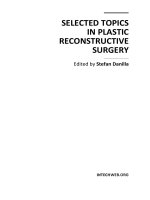 SELECTED TOPICS IN PLASTIC RECONSTRUCTIVE SURGERY docx