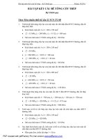 BÀI TẬP KẾT CẤU BÊ TÔNG CỐT THÉP - Hệ Chính quy Theo Tiêu chuẩn thiết kế cầu 22 TCN 272-05 pdf