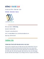 ĐÔNG Y DƯỢC 2.0 pdf